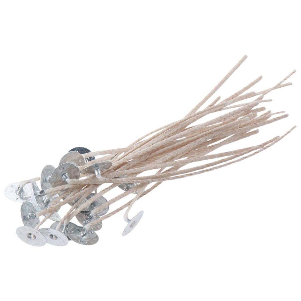 Cotton Wick 6 Inch - Cotton Wicks para velas, Fios Longos,