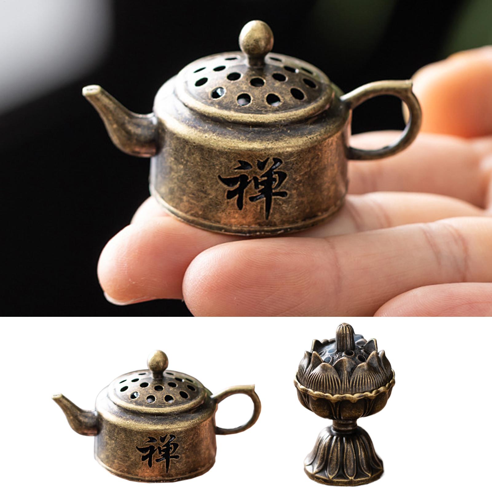 Zen Candle Supplies - Queimador de Incenso de Metal Pequeno