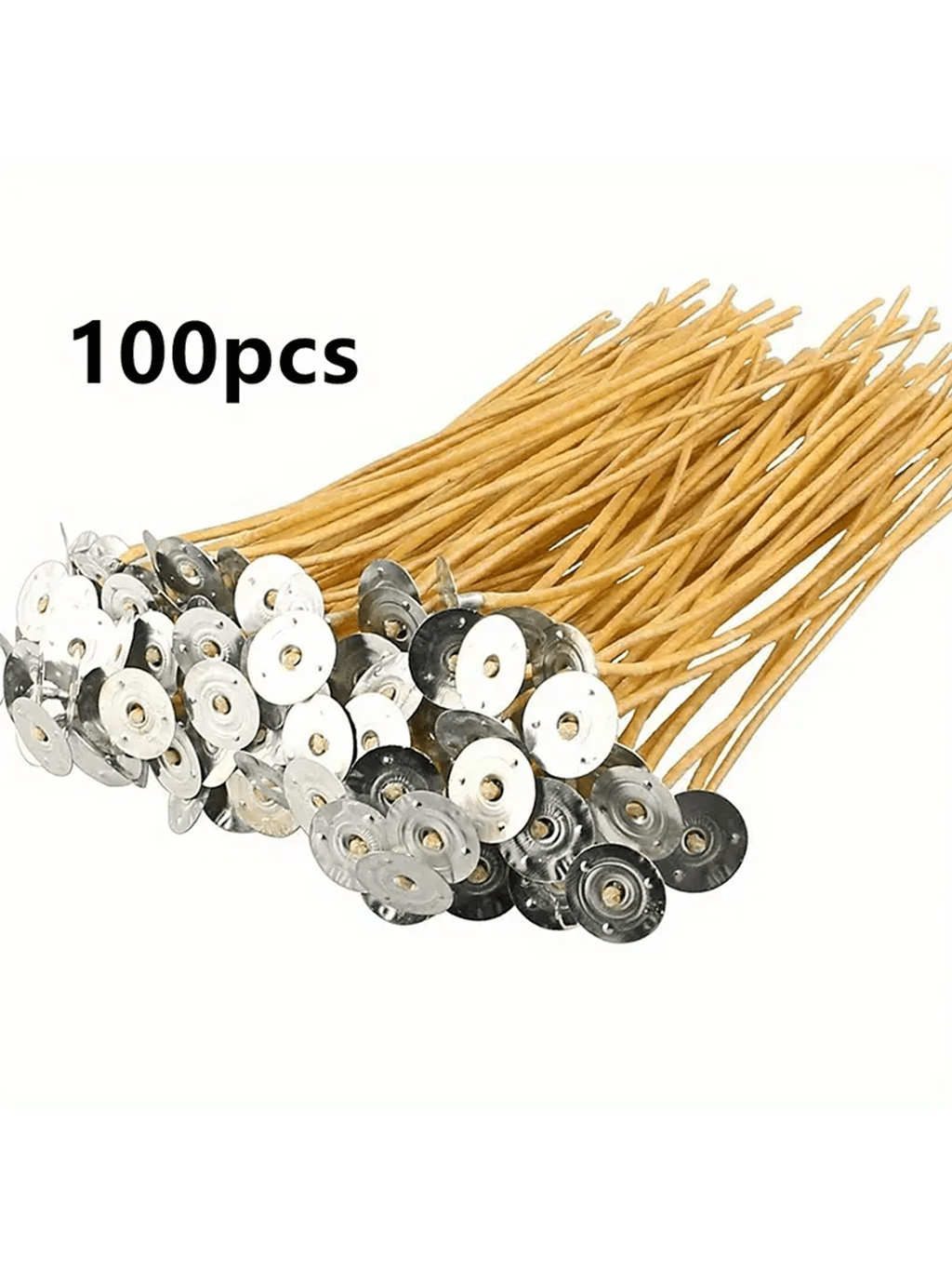 100 pavios de cera de abelha e - Cotton Wick 6 Inch avaliação e preço