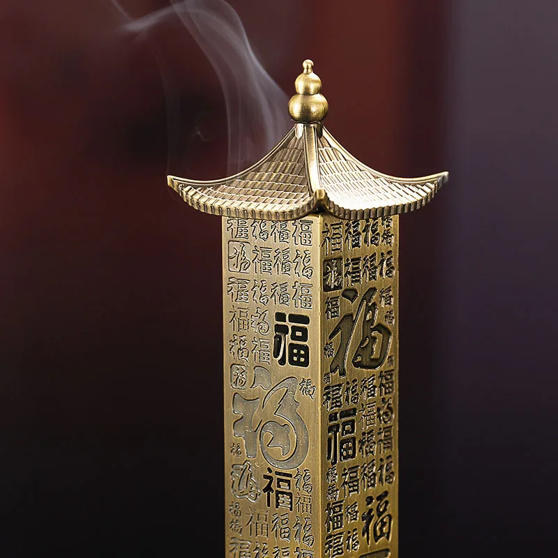 Queimador de incenso de bronze - Zen Candle Supplies avaliação e preço